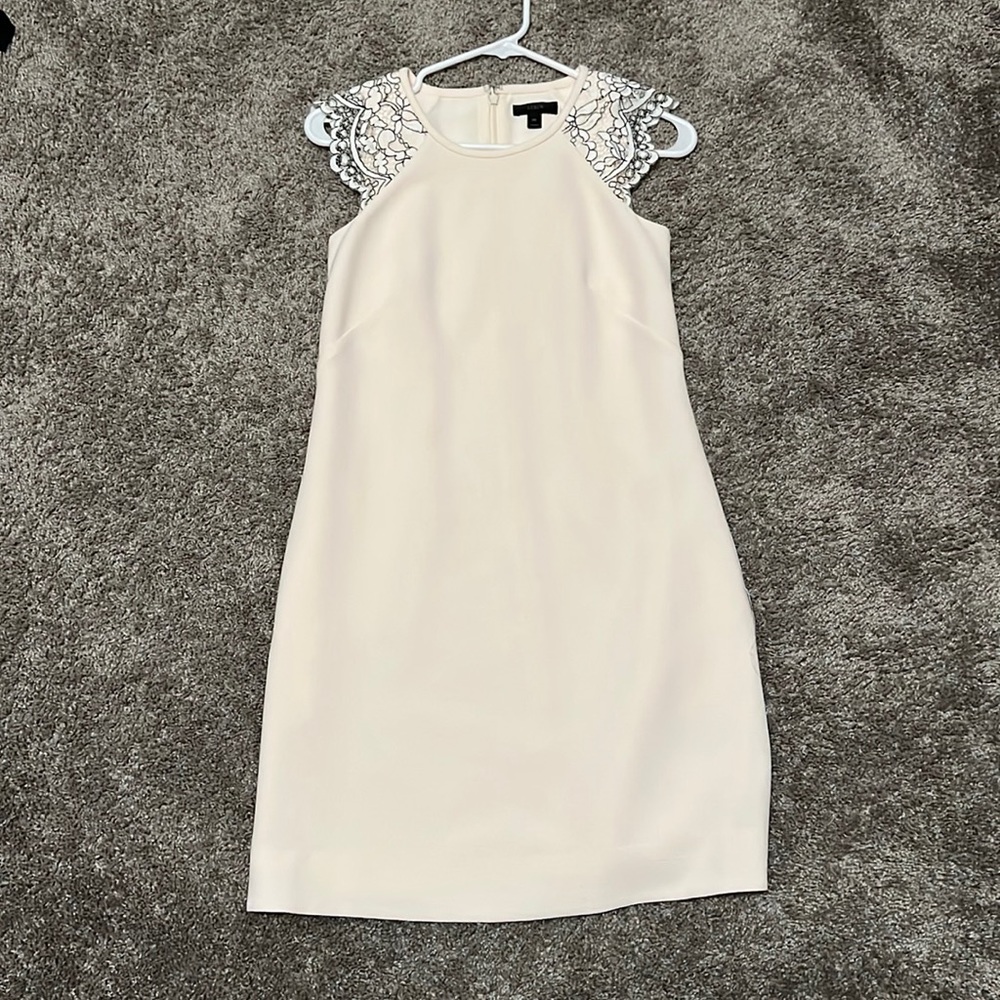 JCrew off white size 00 dress- wedding/wedding rehearsal dress